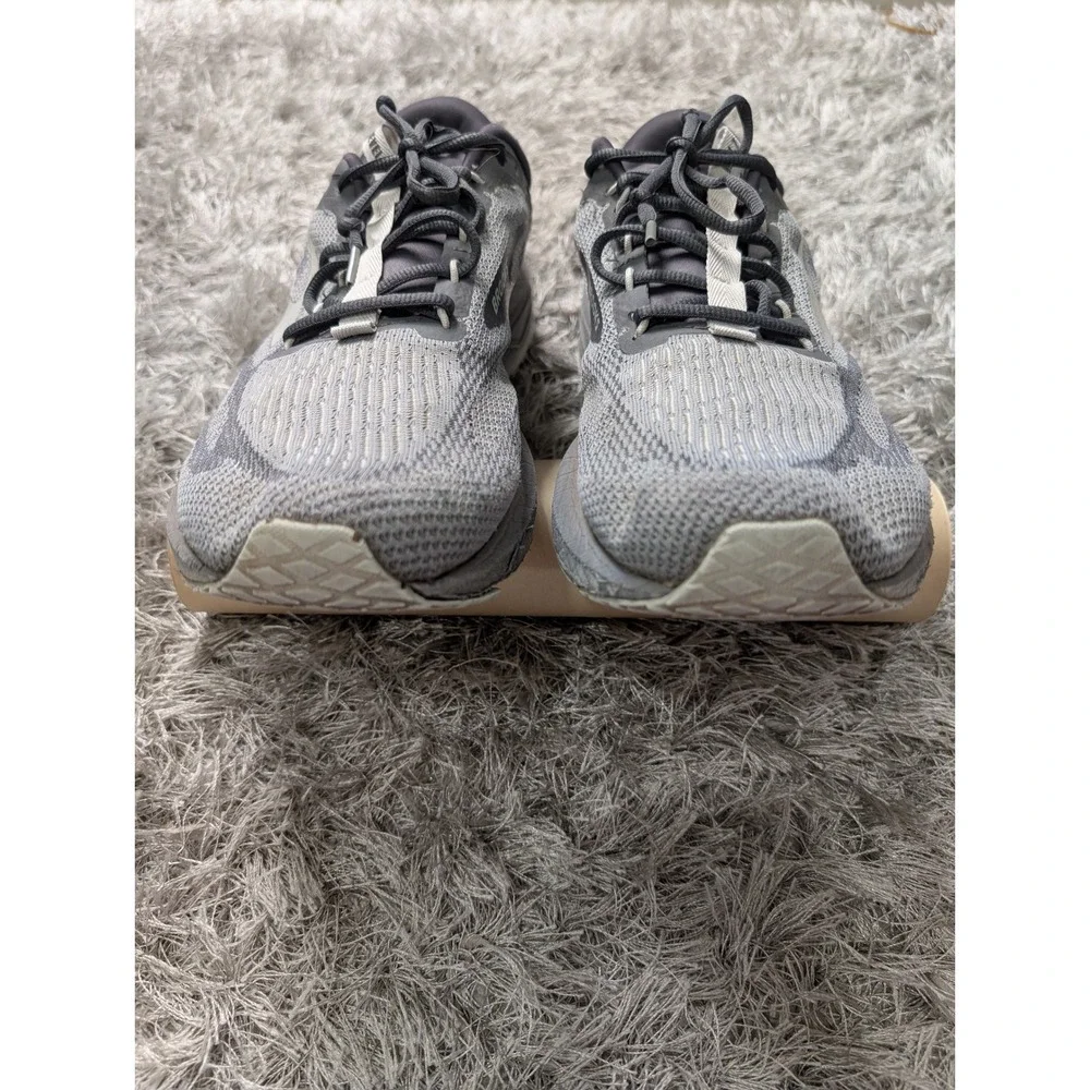Brooks Mens Revel 7 Running Shoes Grey Ebony White 1104351D014 Size 14